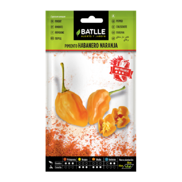 Semillas de Pimiento Habanero Naranja